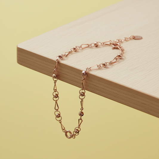 Rose Gold Charm Bracelet