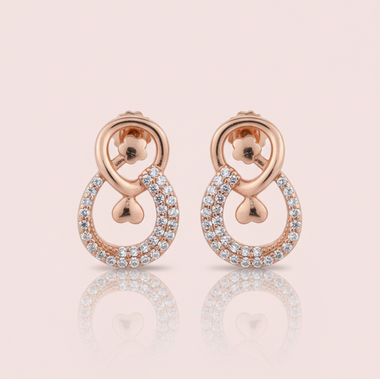 Infinity Heart Earring