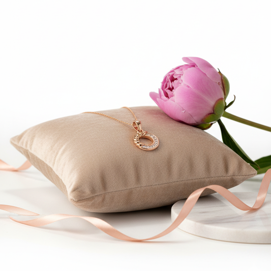 Rose Gold Circular Pendant