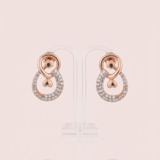 Infinity Heart Earring