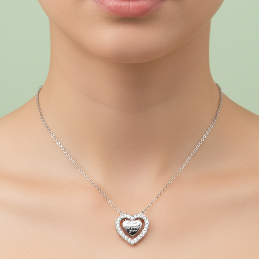 Heart Inside Heart Necklace