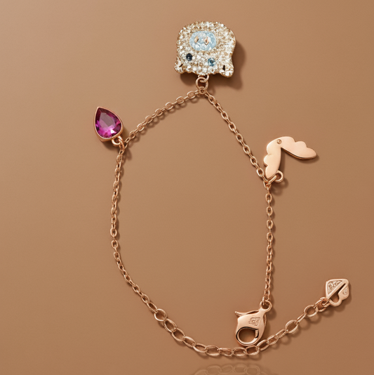 🐷 The Rose Charm Bracelet