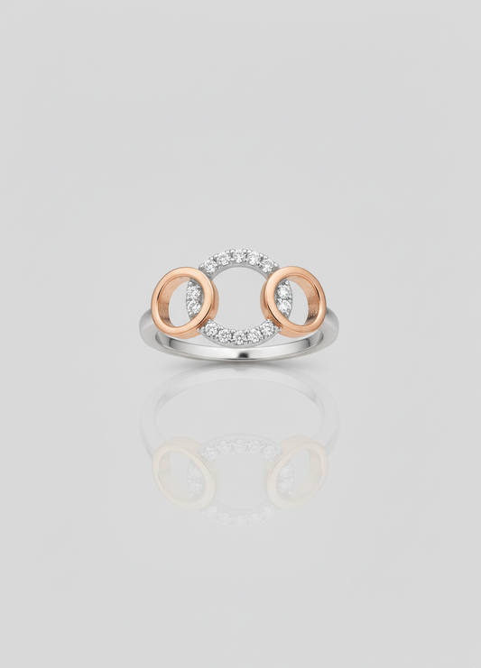 Intertwined Circle Ring
